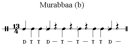 Iqaa Murabbaa 13/4  (b)